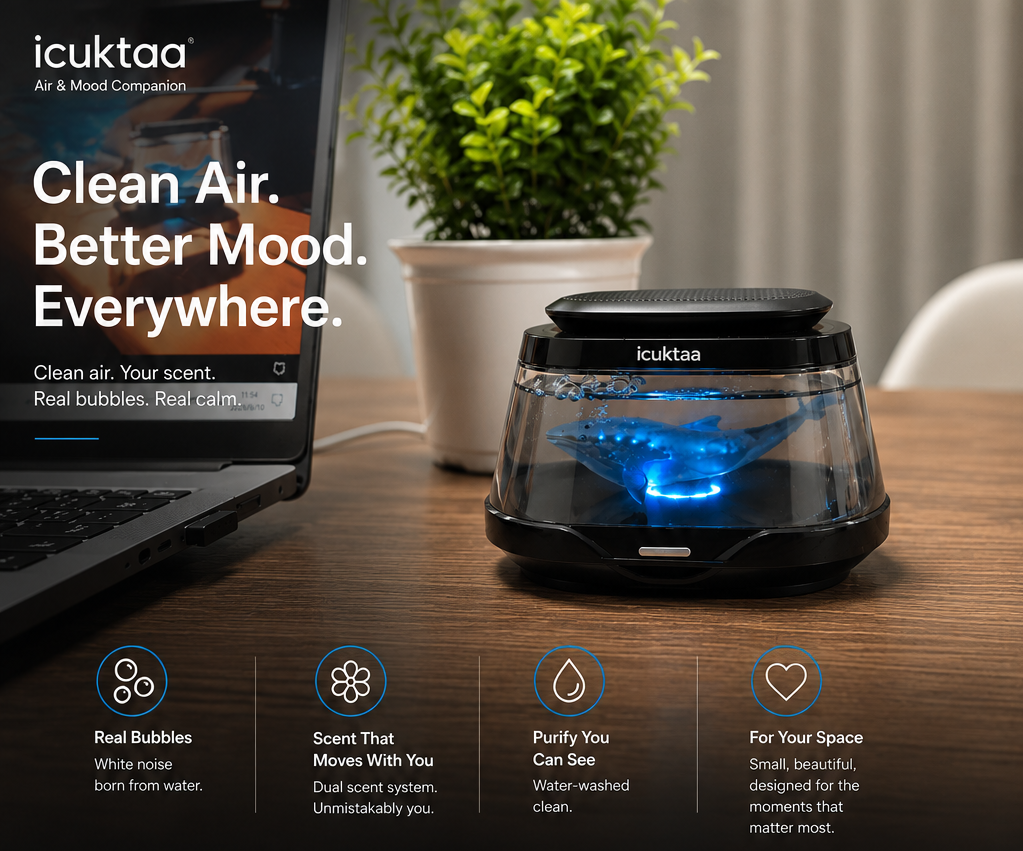 Win an icuktaa: The Breathing Whaley — Air & Mood Companion