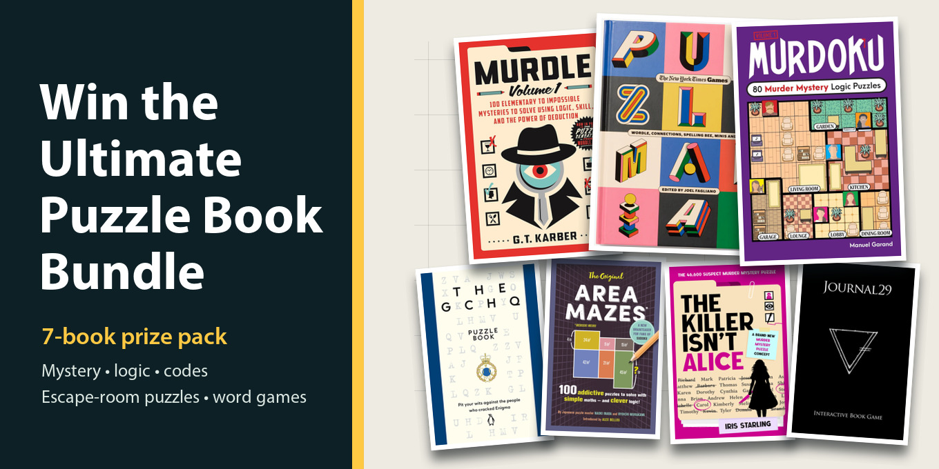 The Ultimate Puzzle Book Bundle Giveaway! 🧩