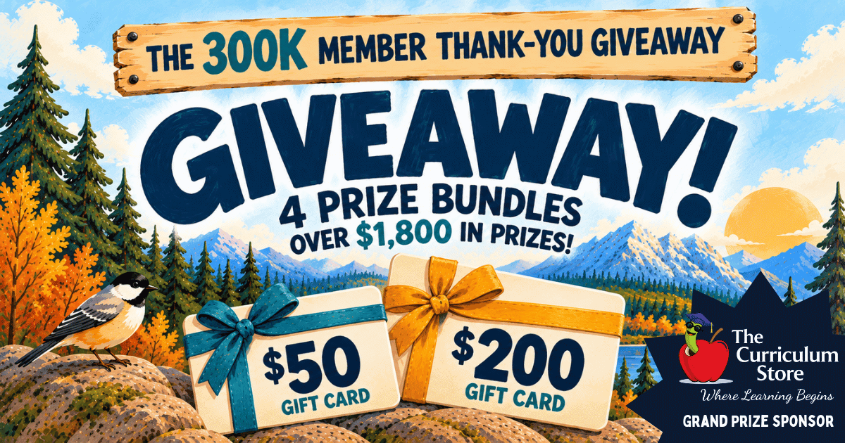 The Homeschool Quest 300K Member Thank-You Giveaway