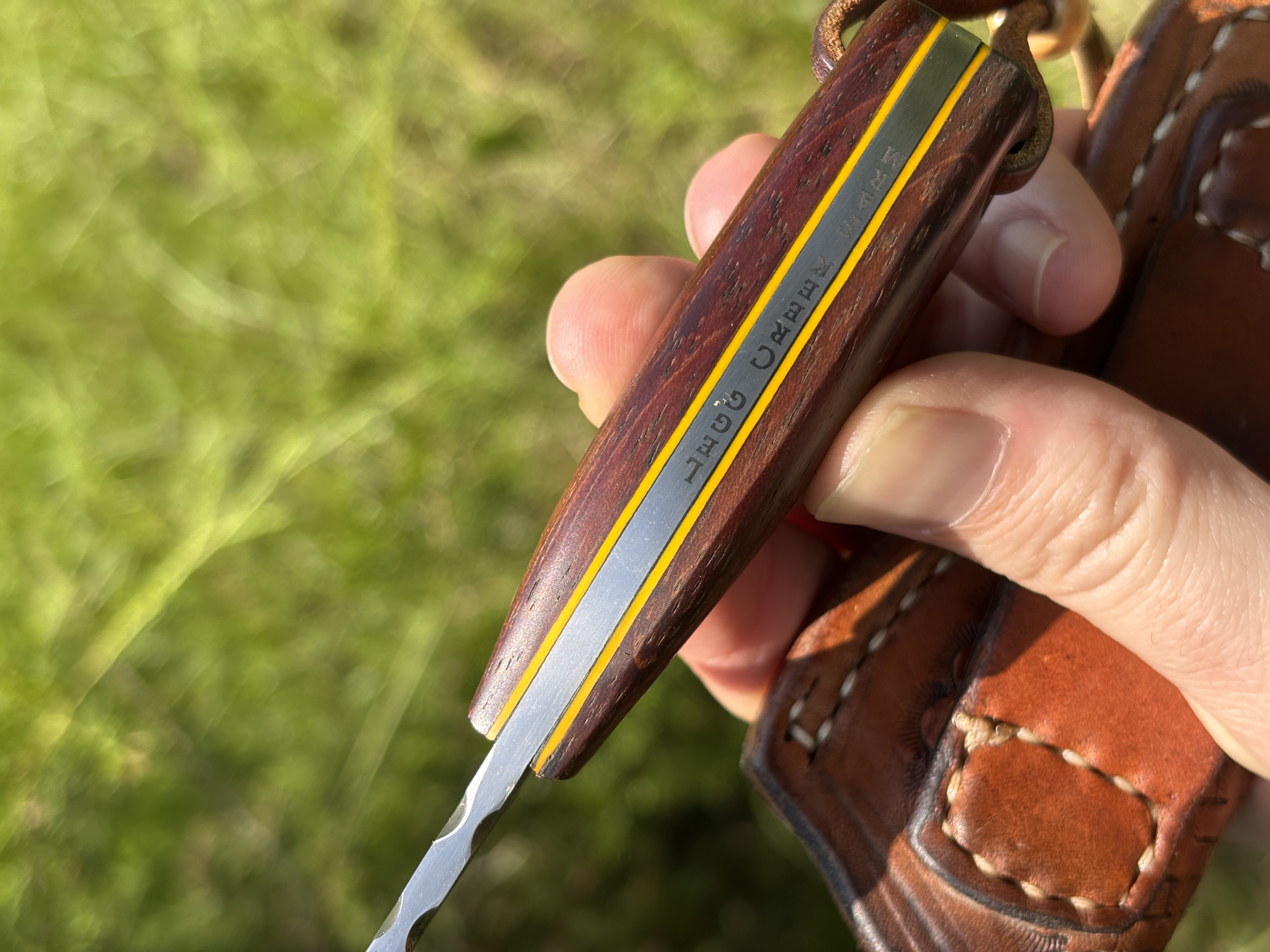 Handmade Legg Creek Knife with Custom Blade