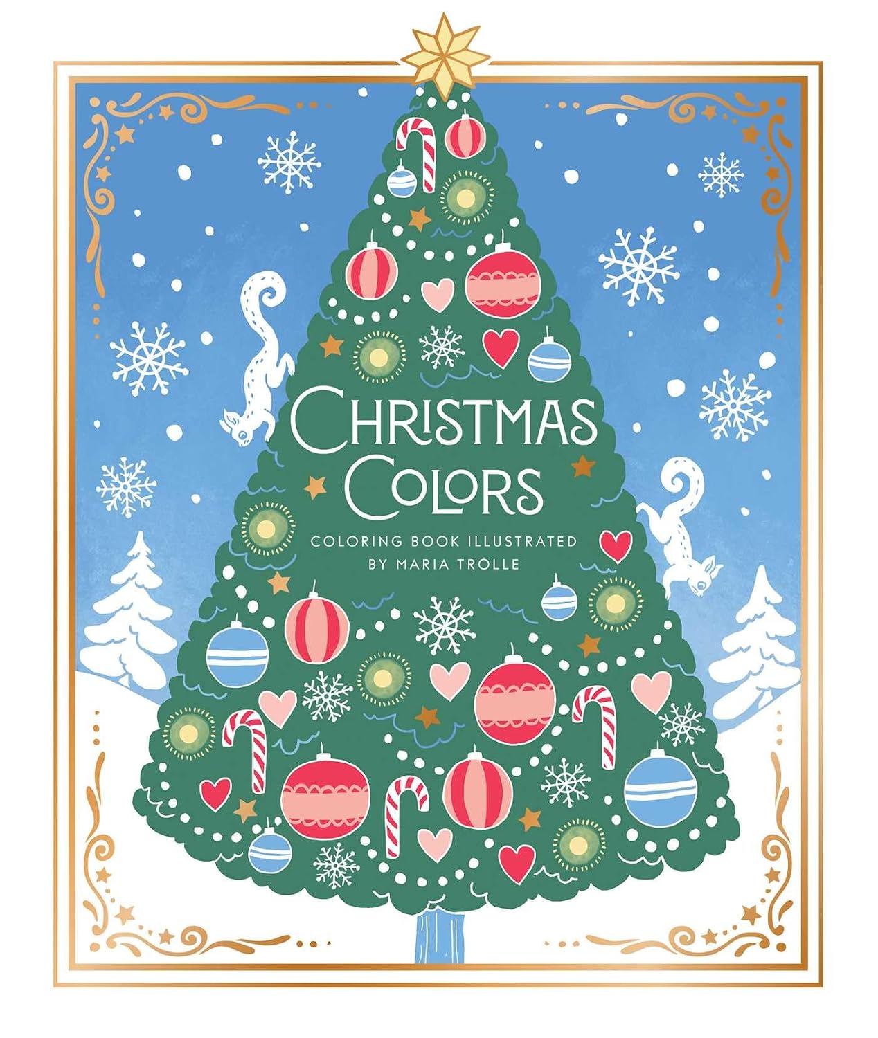 Win Christmas Colors Coloring Book by Maria Trolle (USA ONLY)