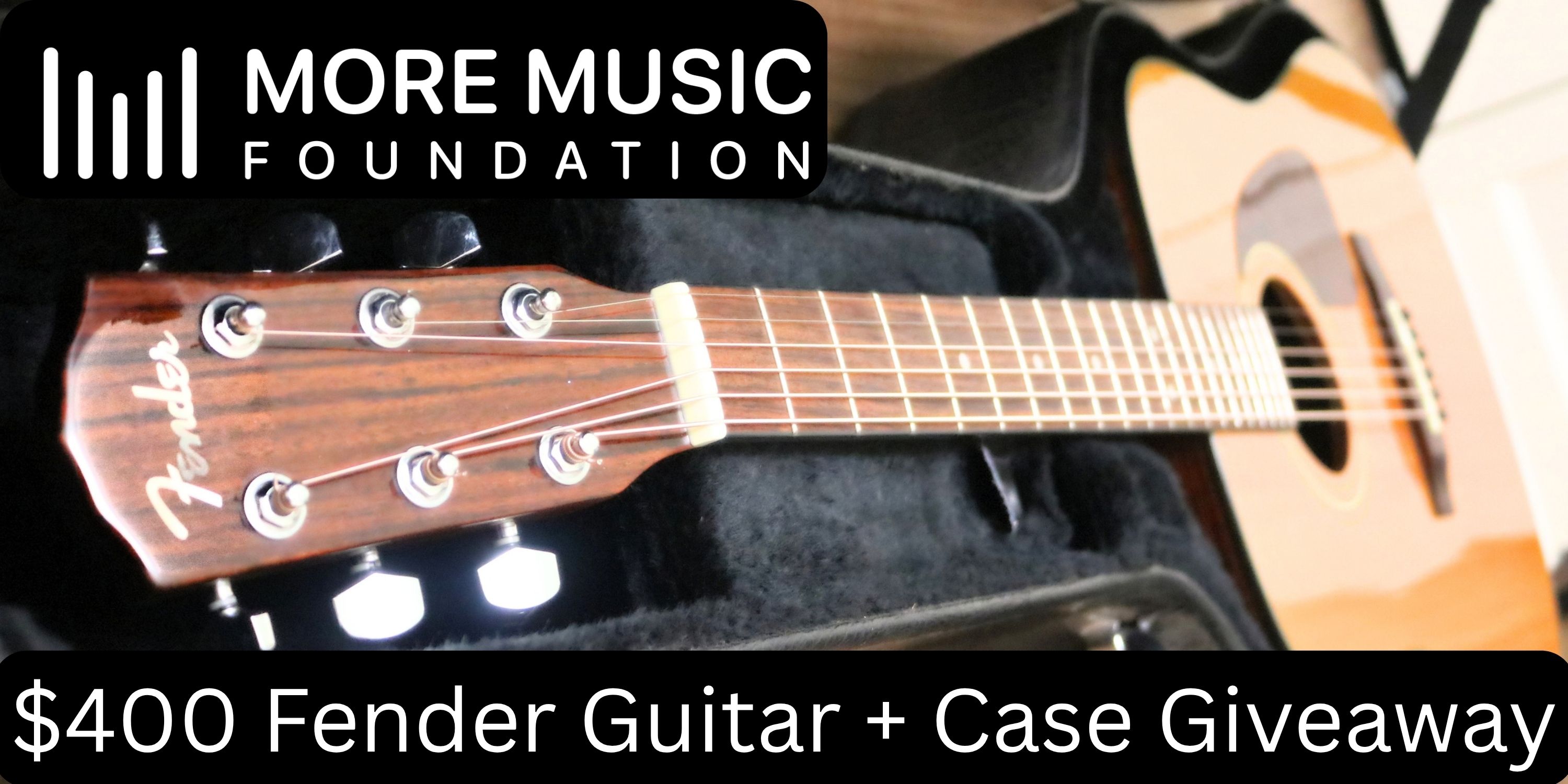 $400 Guitar - Enter to Win! More Music Foundation Giveaway