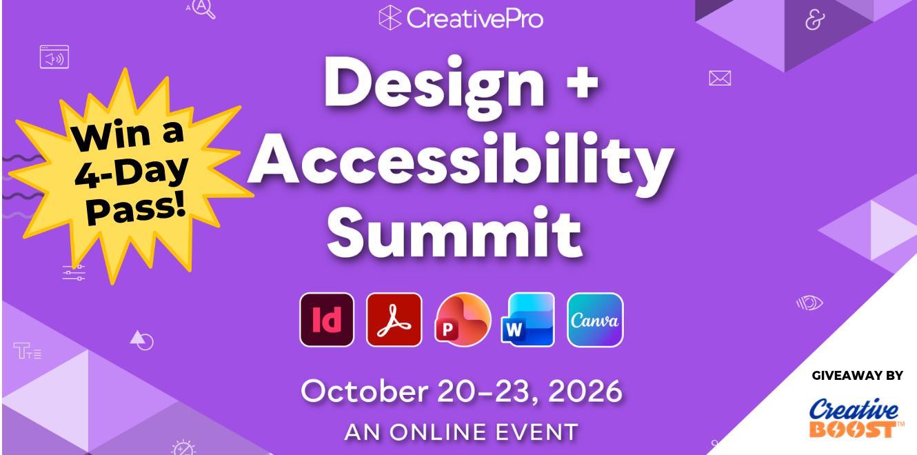 CreativePro Design + Accessibility Summit 2026